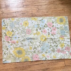 Vintage Floral Pillowcase